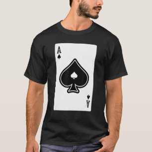 Camiseta Ace De Jogos De Cartões De Poker Espalhados Jogand