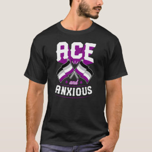 Camiseta Ace E Ansioso Orgulho Asexual Custa Sinalizador Ac