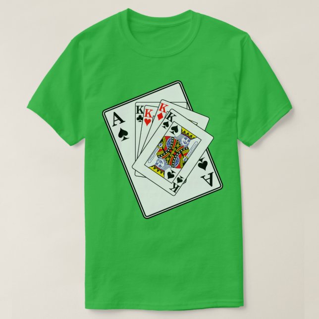 Camiseta Ace High 4 Kings X (Frente do Design)