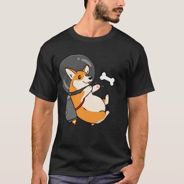 Camiseta ace Jetpack Corgi (Frente)