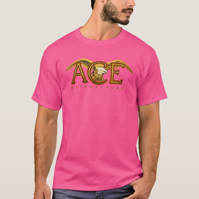 Camiseta Ace Motocicletas EUA (Frente)