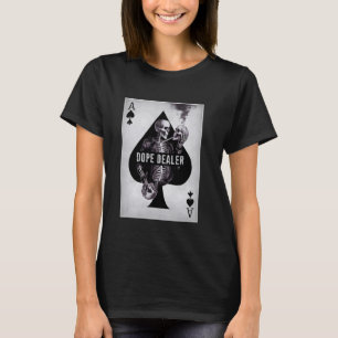 Camiseta Ace of Spades Dope Dealer - Engraçado Vinatge Old