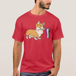 Camiseta Ace Pride Corgi para Aseuais