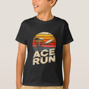 Camiseta Ace Run Retro Disc Golf Sket Ace Run Pôr do sol 
