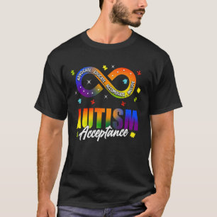 Camiseta Aceitação Conscientização Autismo Símbolo