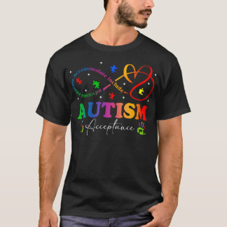 Camiseta Aceitação da Conscientização sobre Autismo Infinit