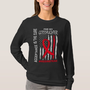 Camiseta Aceitação de Redação em vez de Vermelho em vez de