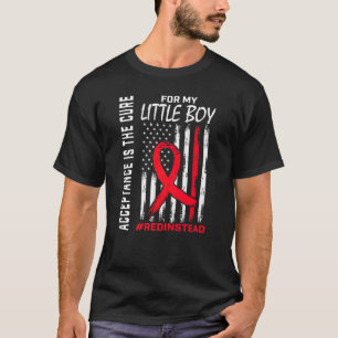 Camiseta Aceitação Redação, em vez de Vestir Vermelho, em v