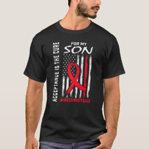 Camiseta Aceitação Vermelho Em vez disso Use Vermelho Em ve