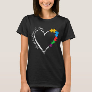 Camiseta Aceitar Compreender a Consciência do Autismo do Am