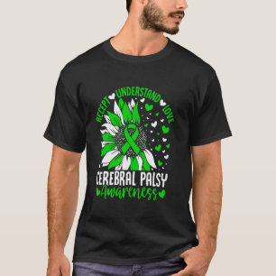 Camiseta Aceitar Compreender Amar Girassol Paralisia Cerebr