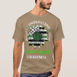 Camiseta Aceitar Compreender Amor Cerebral De Girassol Aw