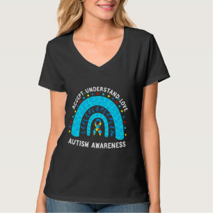 Camiseta Aceitar Compreender Autismo Atenção Mês Sucesso