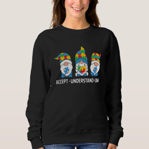 Camiseta Aceitar O Amor Asd Rainbow Flower Autism A
