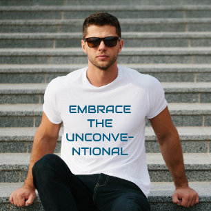 Camiseta Aceite a declaração não convencional