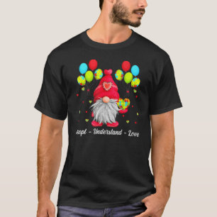 Camiseta Aceite Compreender Amo Quebra-cabeça Gnomo Autismo