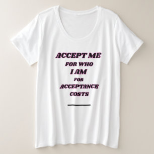 CAMISETA ACEITE-ME AMOR PRÓPRIO MULHERES NEGRAS BRANCAS PLU