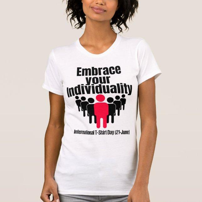 Camiseta Aceite sua individualidade.w (Frente)