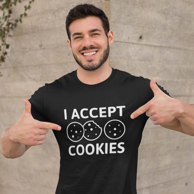Camiseta Aceito Cookies (Criador carregado)