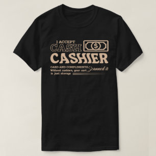 Camiseta Aceito Dinheiro e Elogios