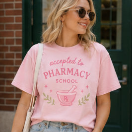 Camiseta Aceito na Faculdade de Farmácia, Futuro Farmacêuti
