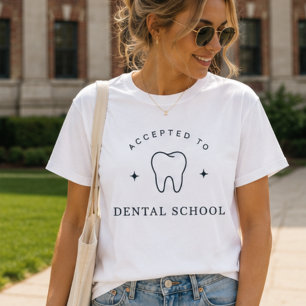 Camiseta Aceito na Faculdade de Odontologia, Futuro Dentist