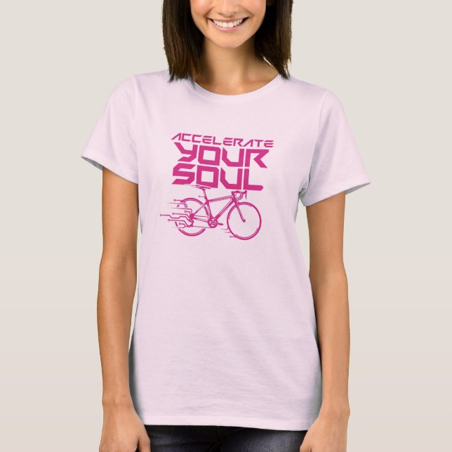 Camiseta Acelere a Ciclista da Alma (Frente)