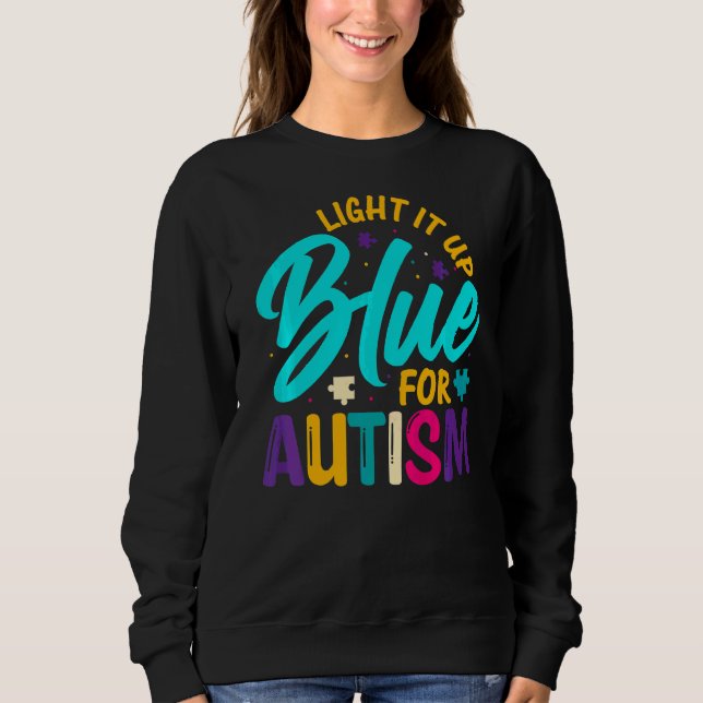 Camiseta Acenda Azul Para Autismo (Frente)