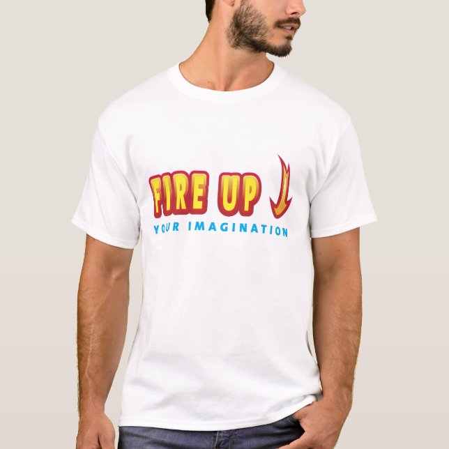 Camiseta Acenda sua imaginação (Frente)