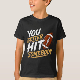 Camiseta Acertar Alguém Engraçado Correspondendo ao Futebol