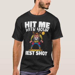 Camiseta Acerte-me Com Seu Melhor Tiro Tênis de Mesa Ping P