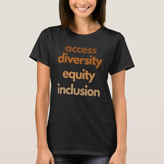 Camiseta Acesse Diversidade de Acesso Inclusão de Patrimôni (Frente)