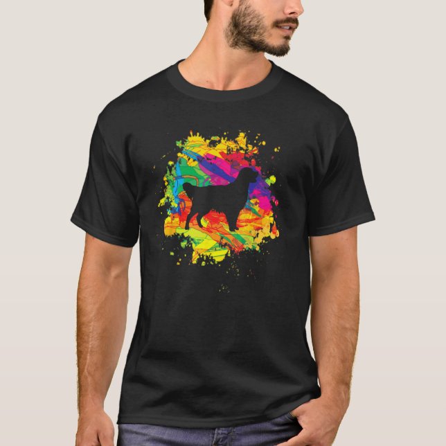 Camiseta Acessório para cães para donos de cães como Golden (Frente)