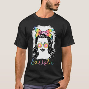 Camiseta Acessórios Barista Roupa Barista para Mulheres
