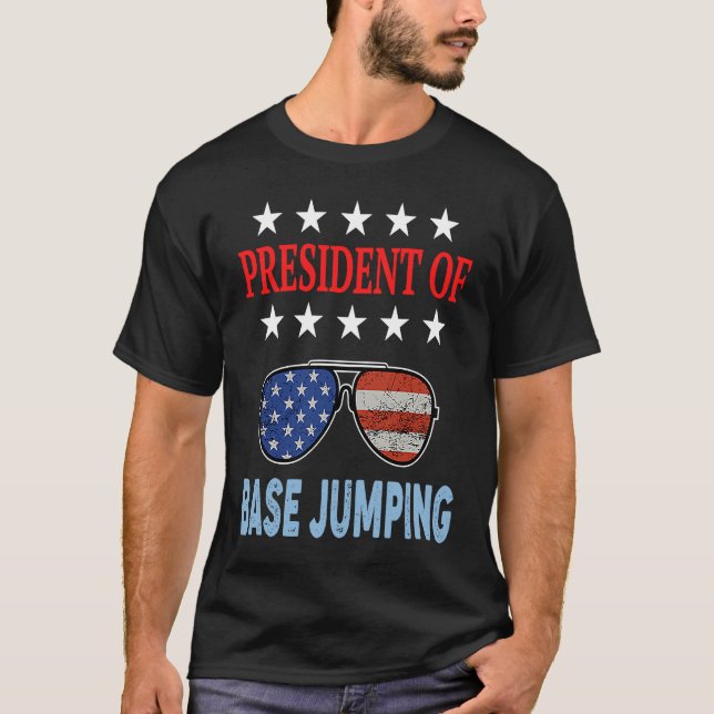 Camiseta Acessórios básicos de jumping nos EUA - Declaração (Frente)