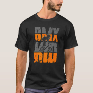 Camiseta Acessórios Bmx Bike Rider Ramp Bmx Descida B