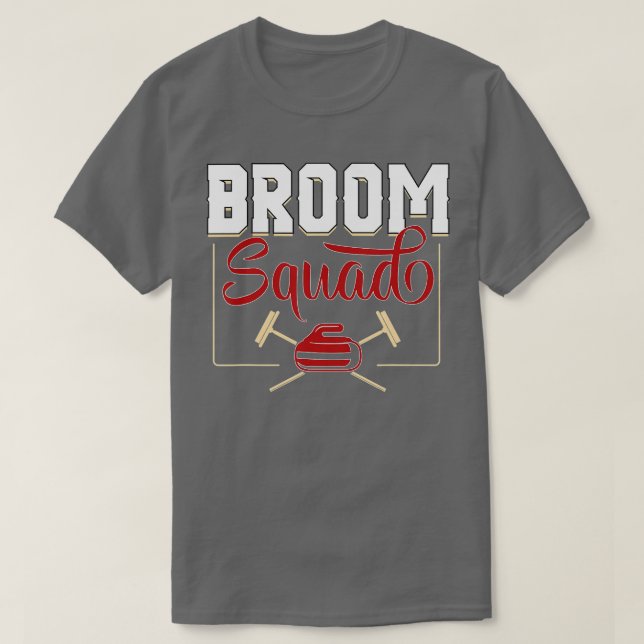 Camiseta Acessórios de Curling em Esquadrão de Bromo Curva  (Frente do Design)