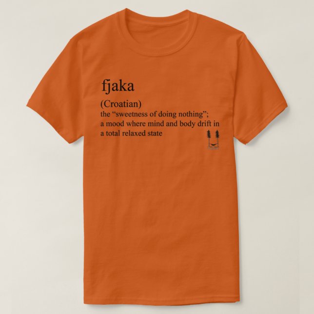 Camiseta acessórios de declaração da Fjaka (Frente do Design)