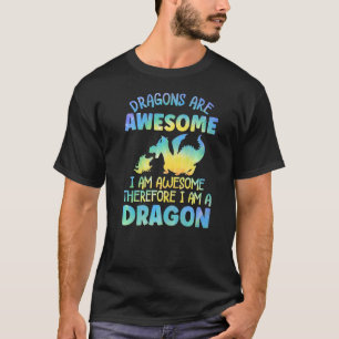 Camiseta Acessórios de Dragão Roupa para Dragão para Mulher