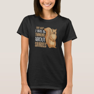 Camiseta Acessórios de esquilo de esquilo do proprietário d