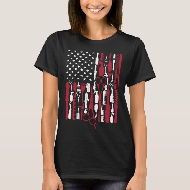 Camiseta Acessórios de Estilos de Cabelo Ideia Beleza (Frente)