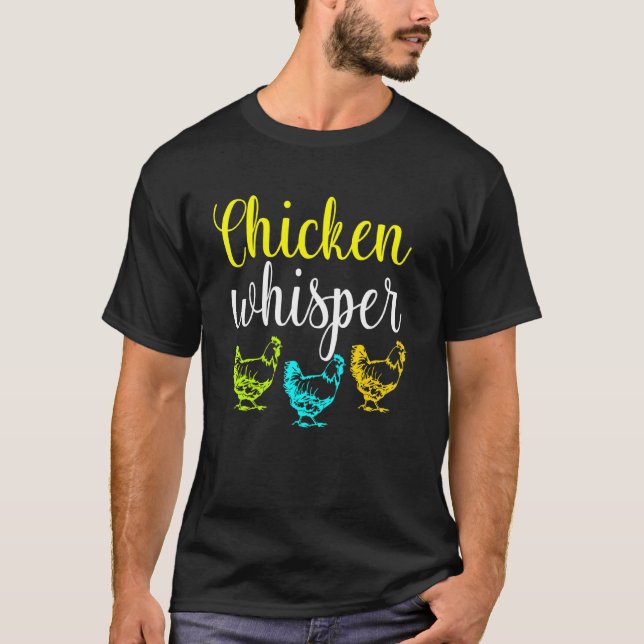 Camiseta Acessórios de Festa Chicken Whisper Cota (Frente)
