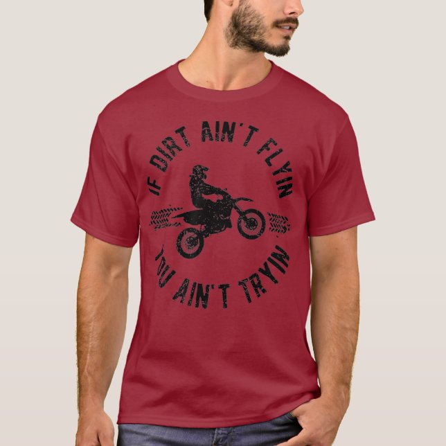 Camiseta Acessórios Engraçados De Bicicleta MX Roupa (Frente)