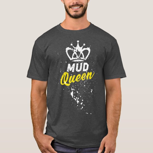 Camiseta Acessórios Engraçados de Rainha Lama para Homens A (Frente)