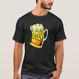 Camiseta Acessórios para Bebedor de Cerveja com Barriga de