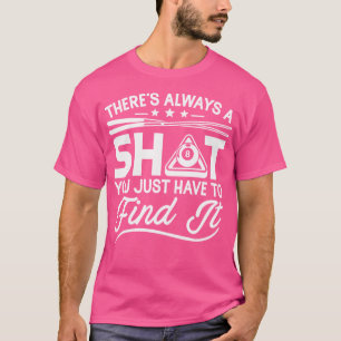 Camiseta Acessórios para Billiards Roupas de Piscina do Sno