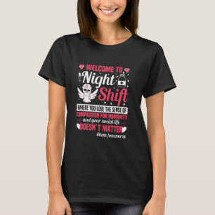 Camiseta Acessórios para Hematologia de Turnos Noturnos par