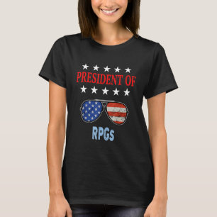 Camiseta Acessórios Rpgs Sinalizador Usa Rpgs Dizendo
