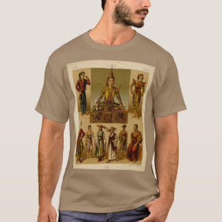 Camiseta Acessórios tradicionais asiáticos de moda e estilo