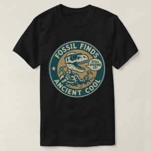 Camiseta Achados Fósseis Revelam Arqueologia Antiga do Resf